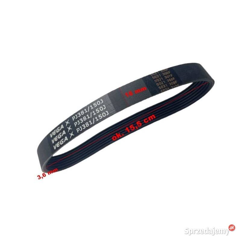 Pasek klinowy do kosiarek elektrycznych PJ381 Ostrołęka