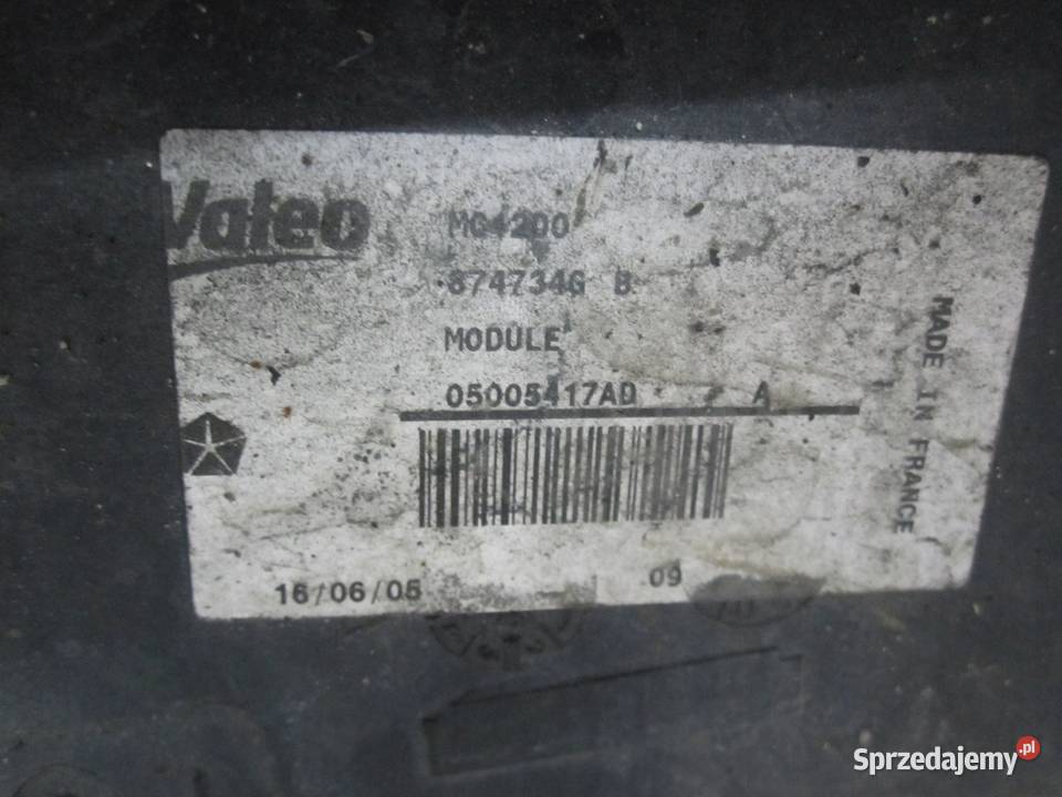 GRAND VOYAGER IV 06r wentylator chłodnicy