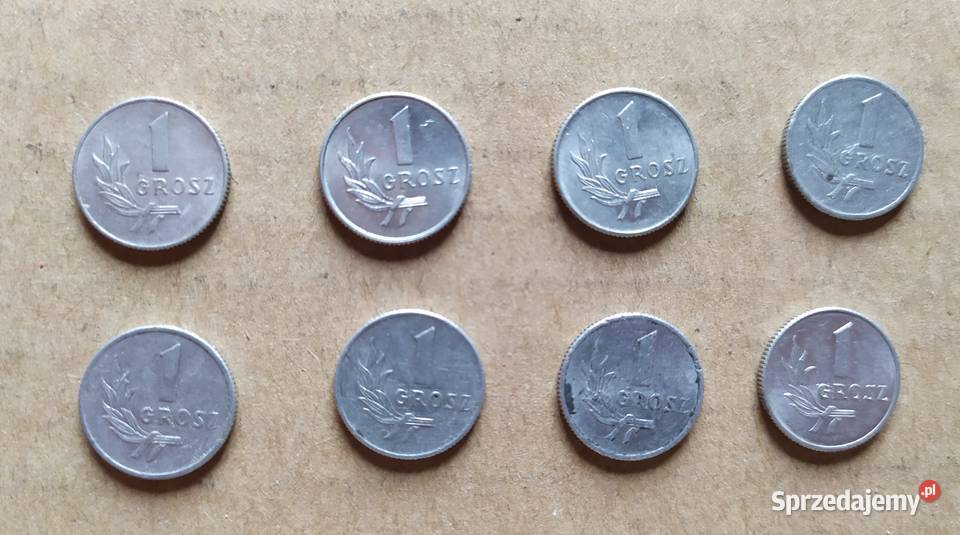 1 gr x 8 sztuk aluminium PRL 49 OBIEGÓWKI PRL Łódź