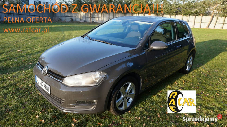 Volkswagen Golf piękny Gwarancja VII 2012 ESP Zielona Góra