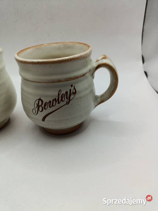 Dwa ceramiczne kubki na kawę Bewleys Zamość