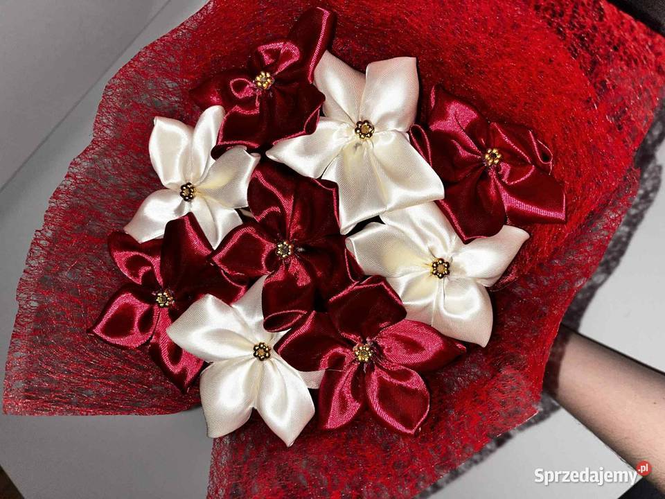 Bukiet ręcznie wykonanych kwiatów Plumeria ze Zamość