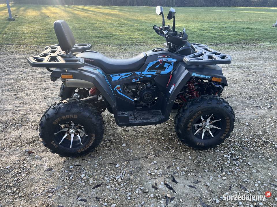 Quad Fourcraft 250 duży nowy z pługiem do śniegu Oświęcim