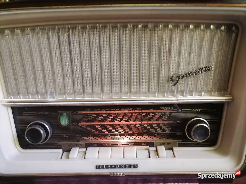 Stare Radio lampowe z lat 50 tych