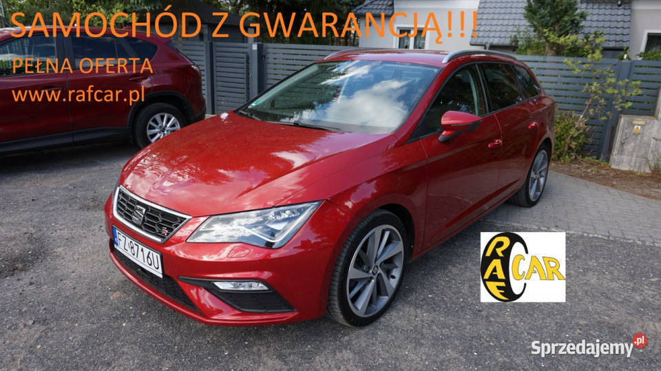 Seat Leon piękny Gwarancja III 2012 światła przeciwmgielne Zielona Góra