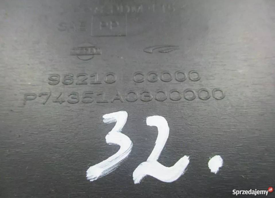 INFINITI FX 35 45 S50 PODKŁADKA POD TABLICĘ Nowy Tomyśl