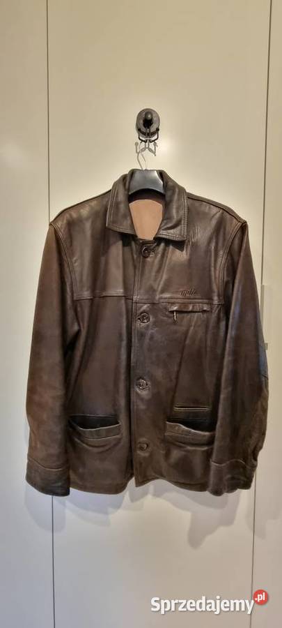 Kurtka skórzana w kolorze brązowym Grójec