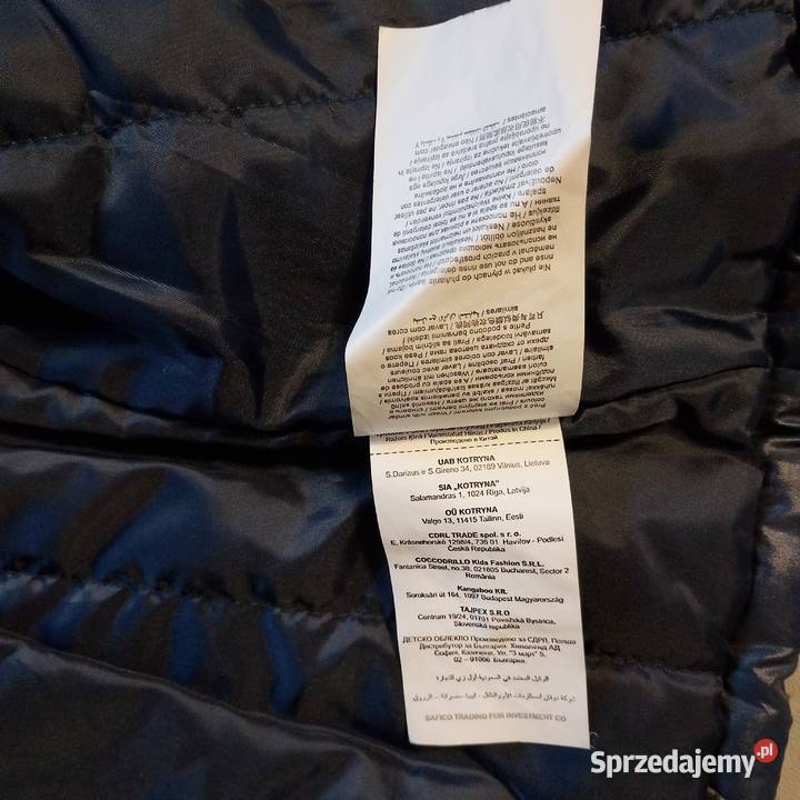 Spszedam kamizelke granatową COCCODRILLO 122 Zaścianki