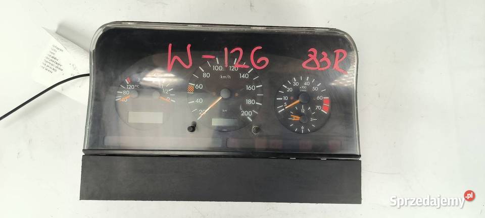 LICZNIK ZEGAR MERCEDES W126 Pozostałe Lipno