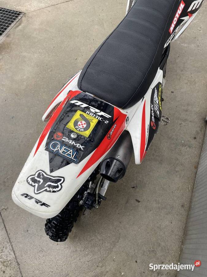 Pitbike MRF 140 RCZ 2017 40mth cross Motocykle, skutery, quady