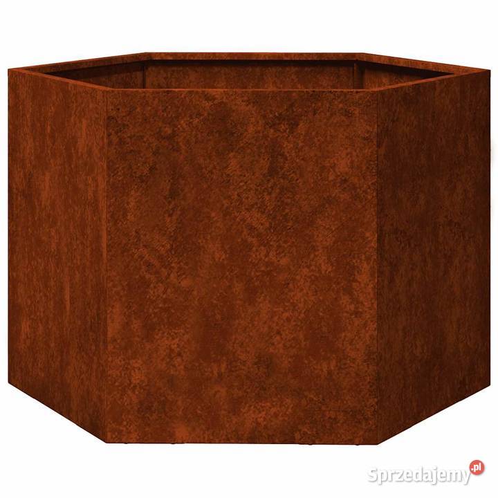 vidaXL Donica rdzawa 60x60x45 stal Warszawa sprzedam