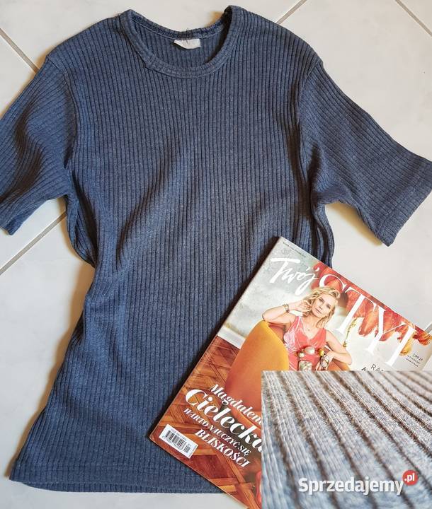 Top koszulka bluzka prążki must have okazja sprzedam
