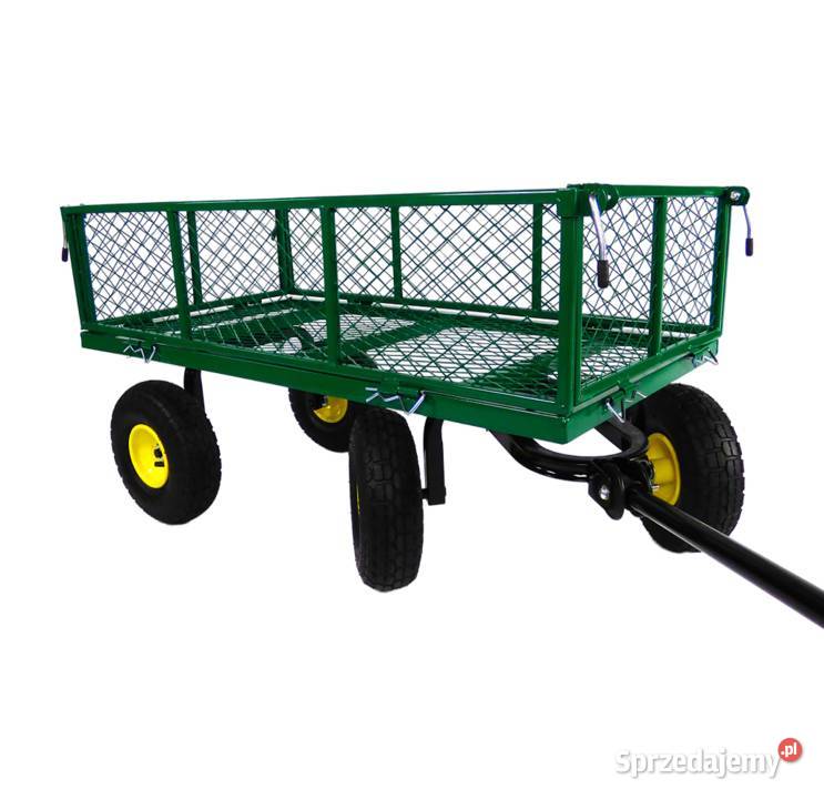Wózek ogrodowy transportowy przyczepka Otwierane Narzędzia ogrodnicze śląskie Krzepice sprzedam