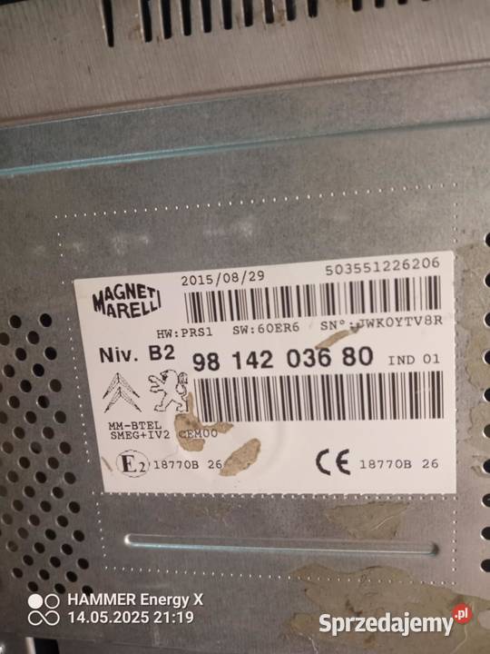 Radio nawigacja Citroen Berlingo II LIFT dolnośląskie Krośnice