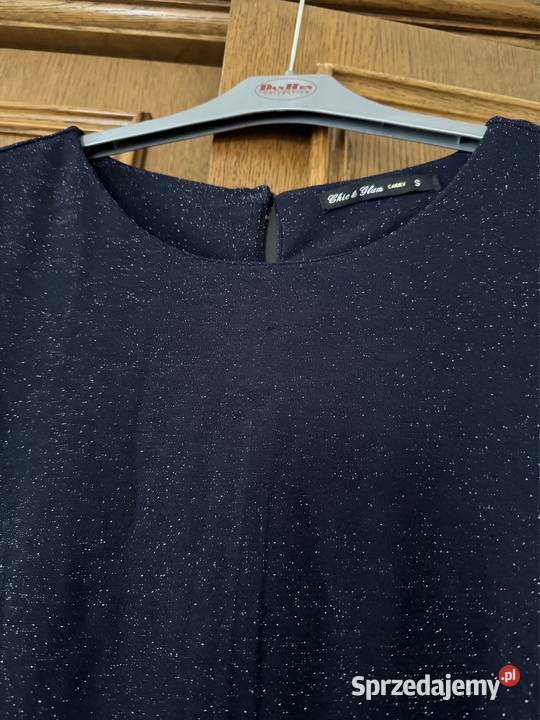 Sukienka granatowa S Chicglam Collection z śląskie Częstochowa
