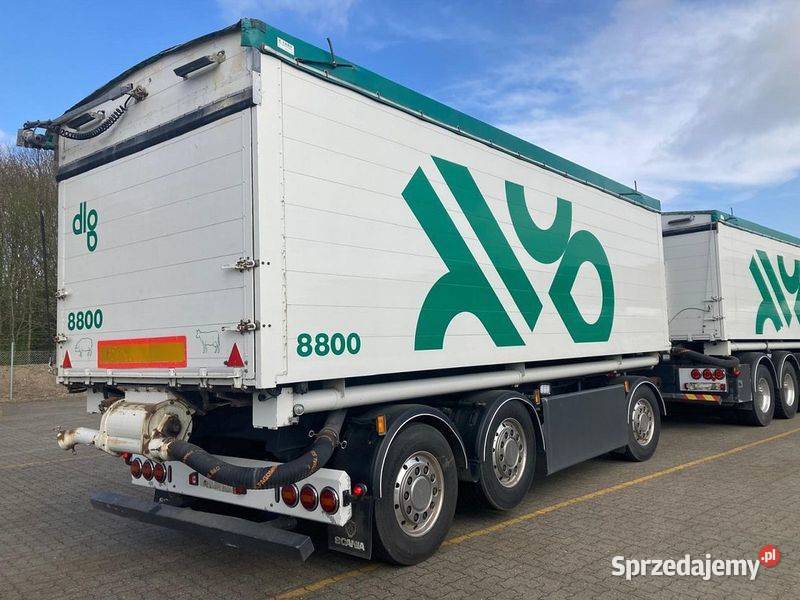 Wywrotka do zboza Scania z wydmuchem odkurzacz kabina sypialna