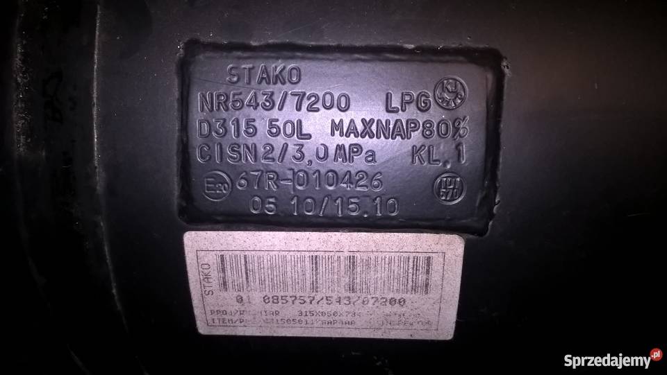 butla lpg 50 L STAKO Tomaszów sprzedam