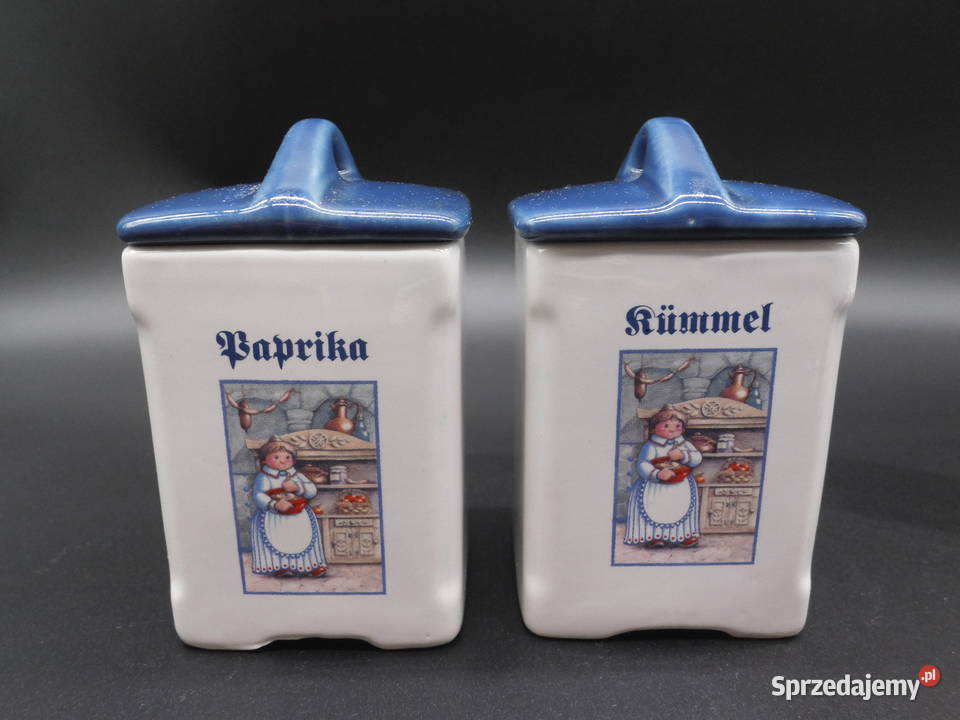 Ceramiczne pojemniki na przyprawy na paprykę i Raszków