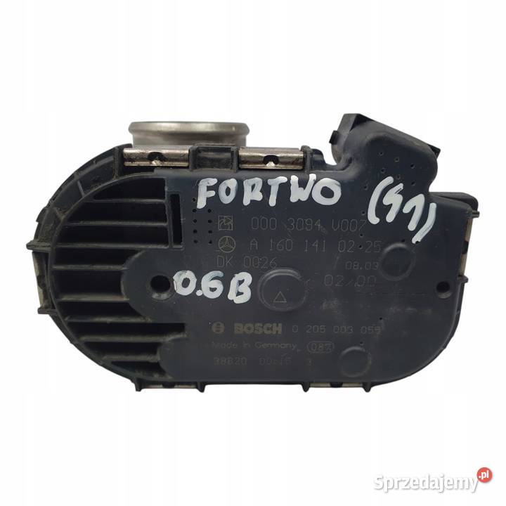 PRZEPUSTNICA Smart Fortwo 06B A1601410225 Przepustnice Chełm
