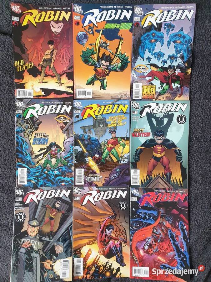 Robin zestaw 56 oryginalnych komiksów DC USA Amerykańskie Gdynia
