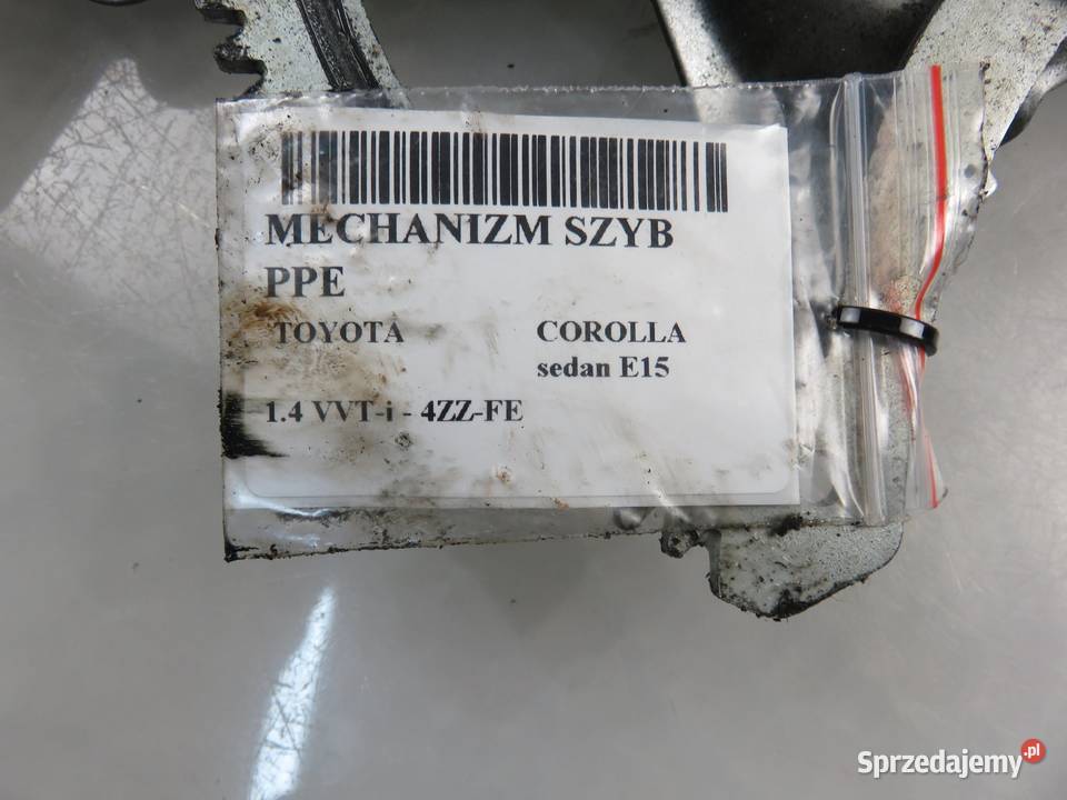 PODNOŚNIK SZYBY PRAWY PRZEDNI TOYOTA COROLLA E15