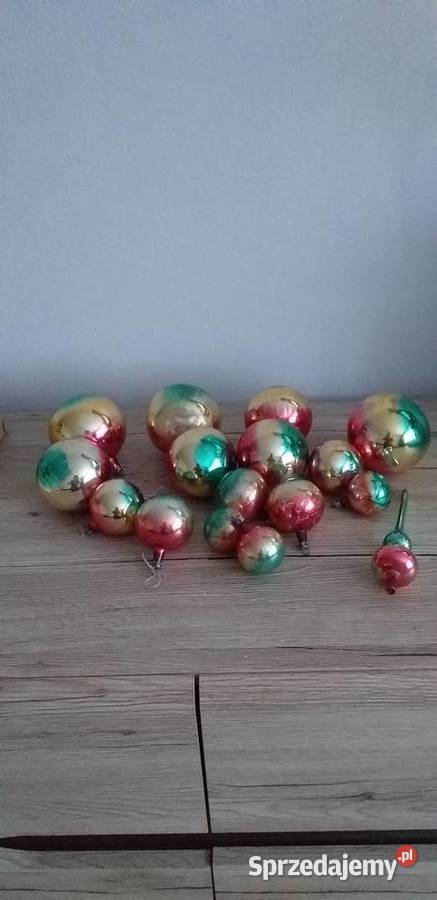 Bombki plus czubek prl Przedbórz