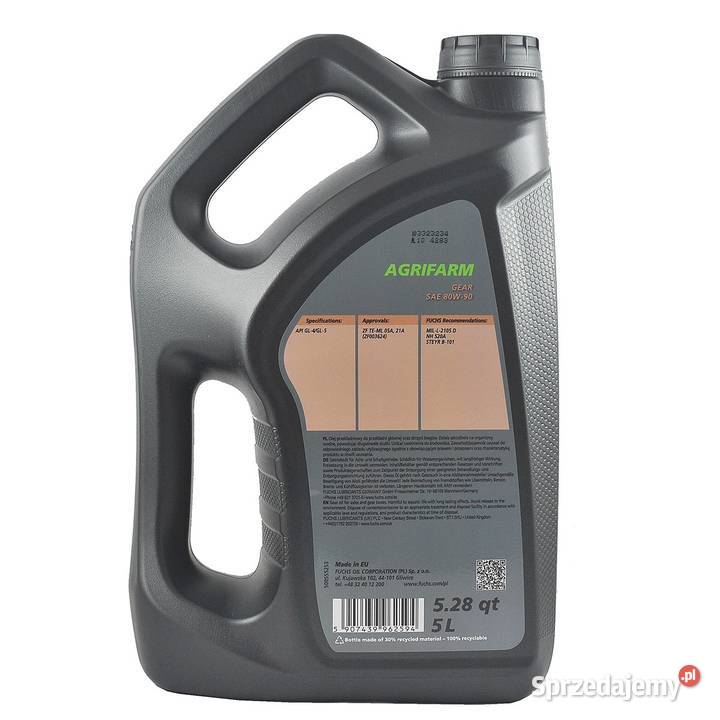Olej przekładniowy Fuchs Agrifarm GEAR 80W90 5 L Tajęcina