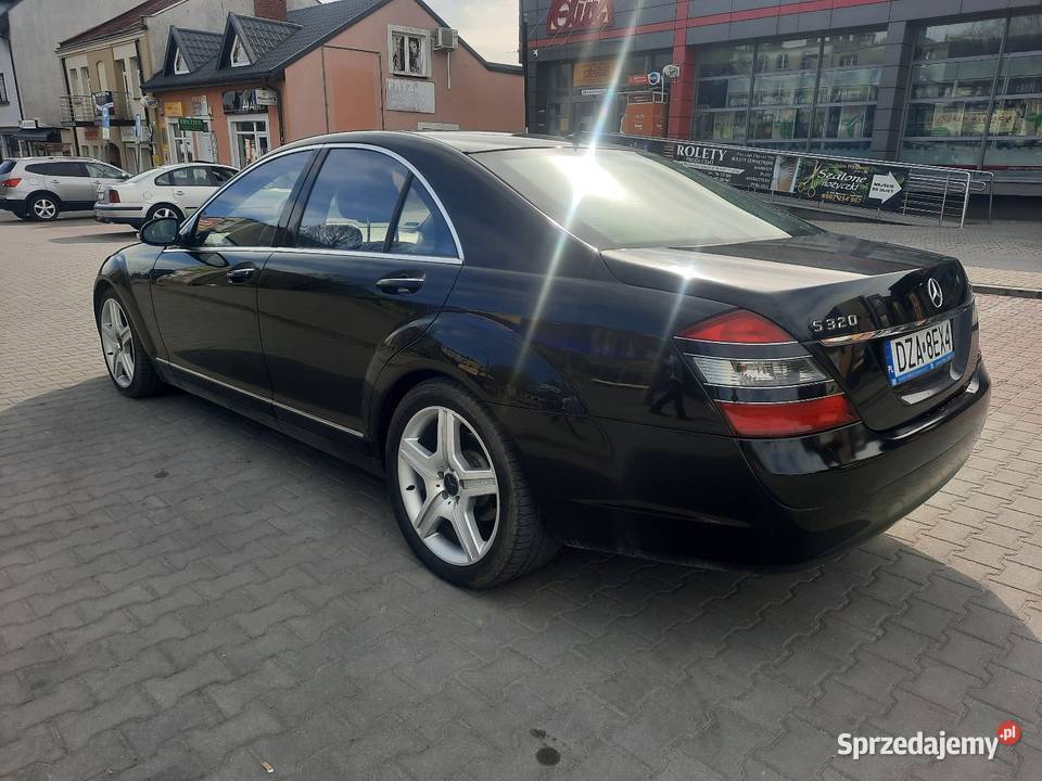 Mercedes w221 s klasa Czarna Szyberdach sprzedam