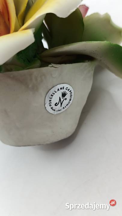 Porcelana dekoracja posy kwiaty róże Italy lubelskie Zamość