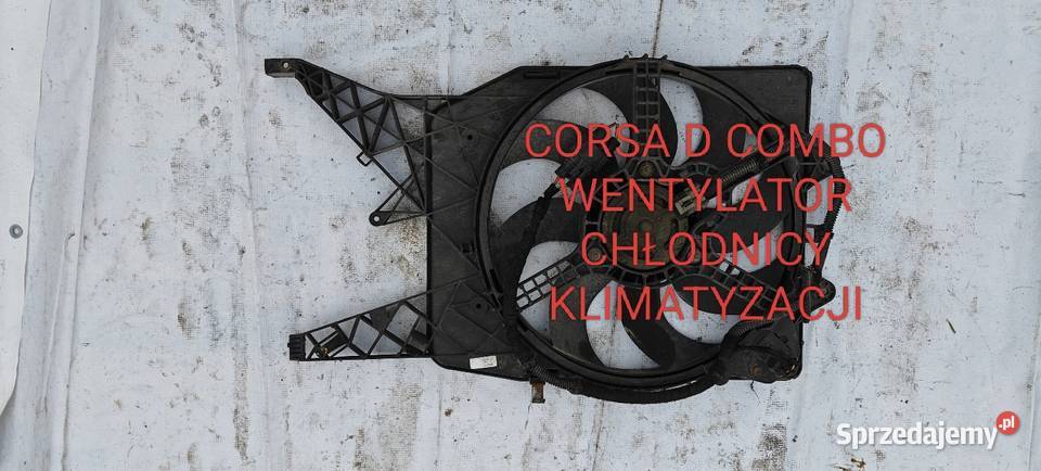 CORSA D COMBO WENTYLATOR CHŁODNICY KLIMATYZACJI Siechnice
