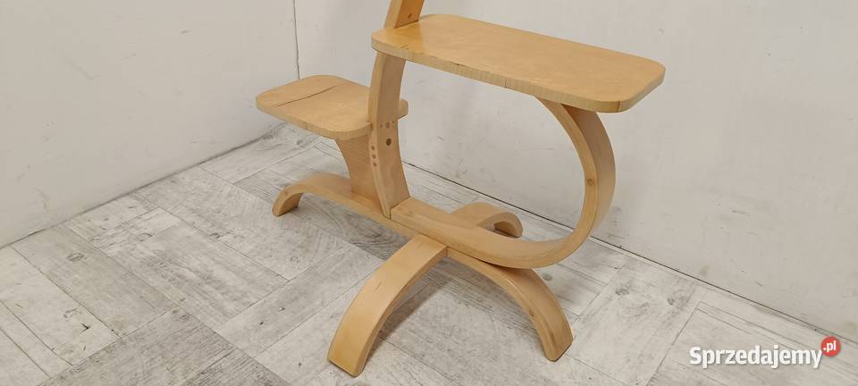 art deco kwietnik na kwiaty jasny buk