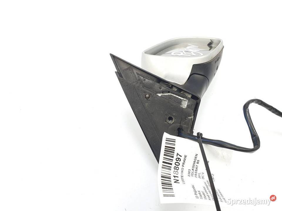 LUSTERKO PRAWE VOLKSWAGEN PASSAT B5 5 PIN Pozostałe kujawsko-pomorskie Lipno