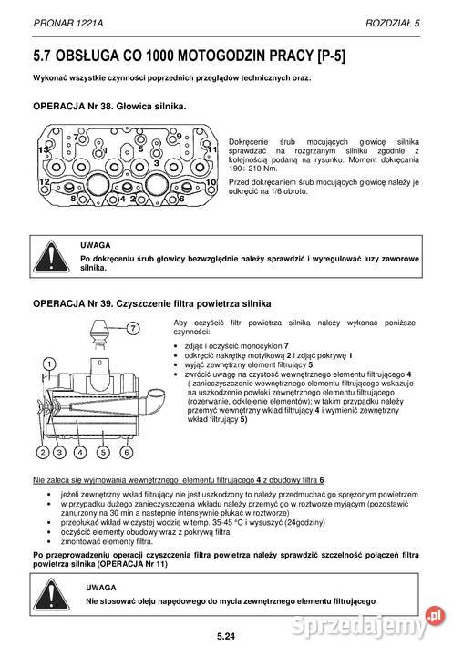 Pronar 1221A instrukcja obsługi Pozostałe Stalowa Wola sprzedam