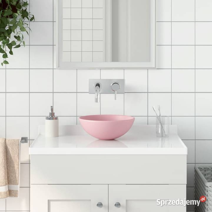 vidaXL Umywalka łazienkowa ceramiczna matowy Warszawa