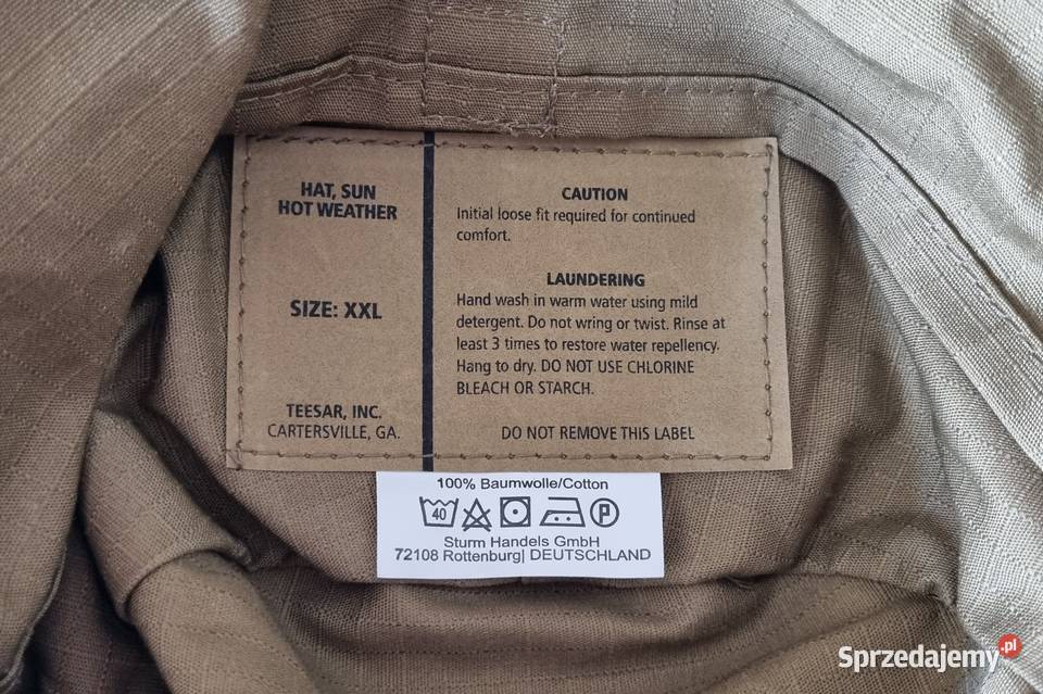 Kapelusz Miltec Cotton Ripstop z nakarcznikiem Uniseks Warszawa