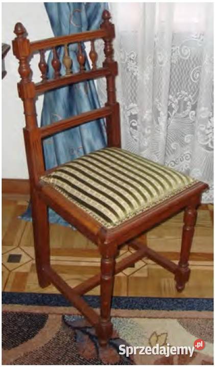 4 krzesła drewniane tapicerowane Sochaczew