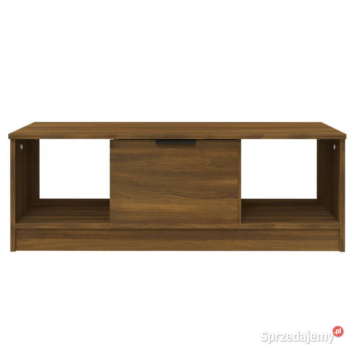 Stolik kawowy brązowy dąb 102x50x36 WM817080 mazowieckie Warszawa
