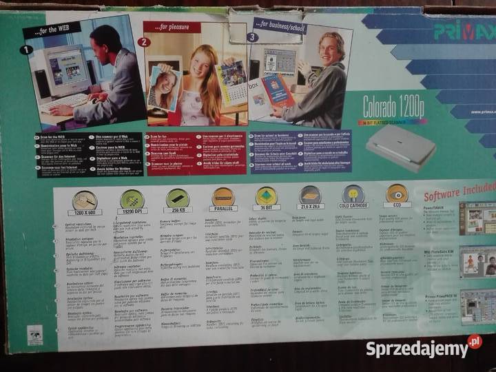 Skaner Primax Colorado 1200p LPT Świebodzin sprzedam
