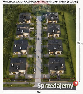 Działka inwestycyjna pod osiedle bliźniaków sprzedam
