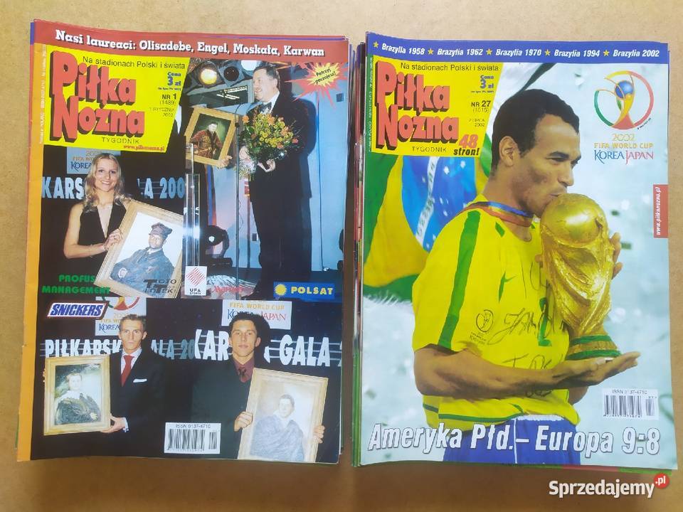 Tygodnik Piłka Nożna rocznik 2002 Czasopisma Łódź