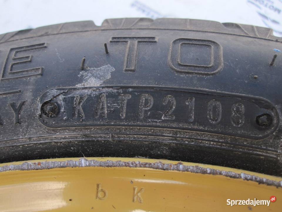 MAZDA 5 LANCER koło dojazdowe 1257016 96M 5x1143 Koła dojazdowe