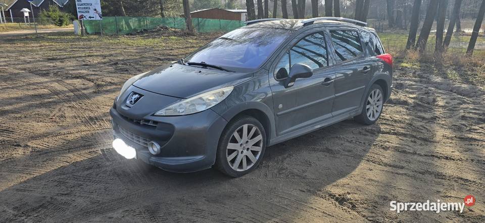 Peugeot 207 Outdoor Panorama czujnik parkowania pomorskie