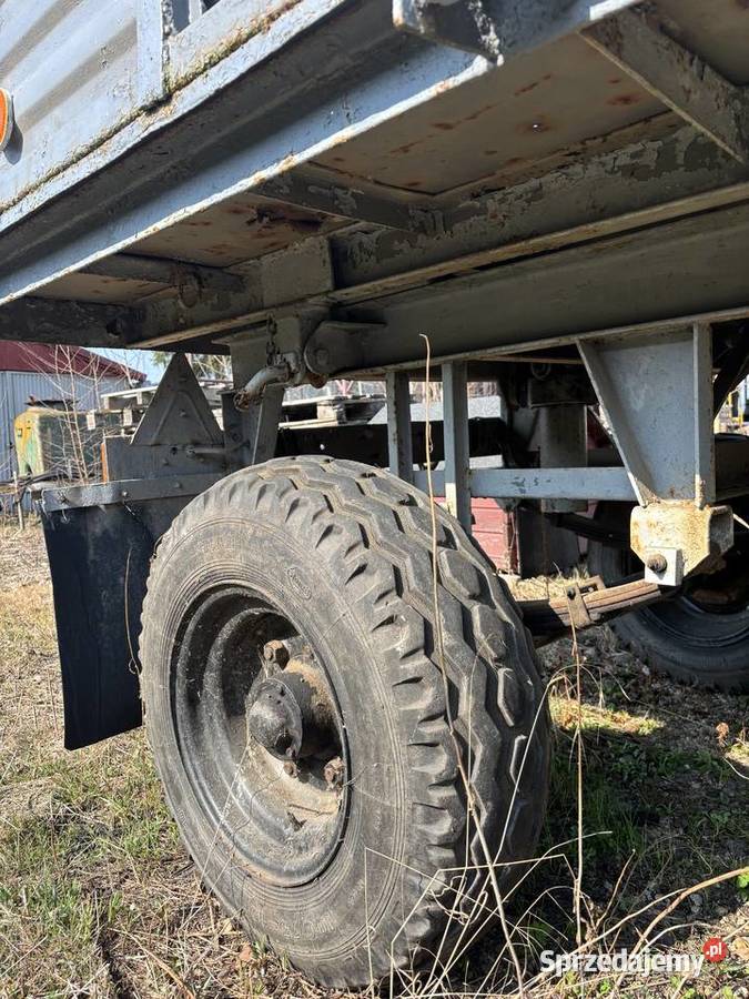 Przyczepa rolnicza AUTOSAN D732 1987r nieuszkodzony