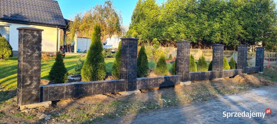imitacja klinkieru ala klinkier słupki murki Oława