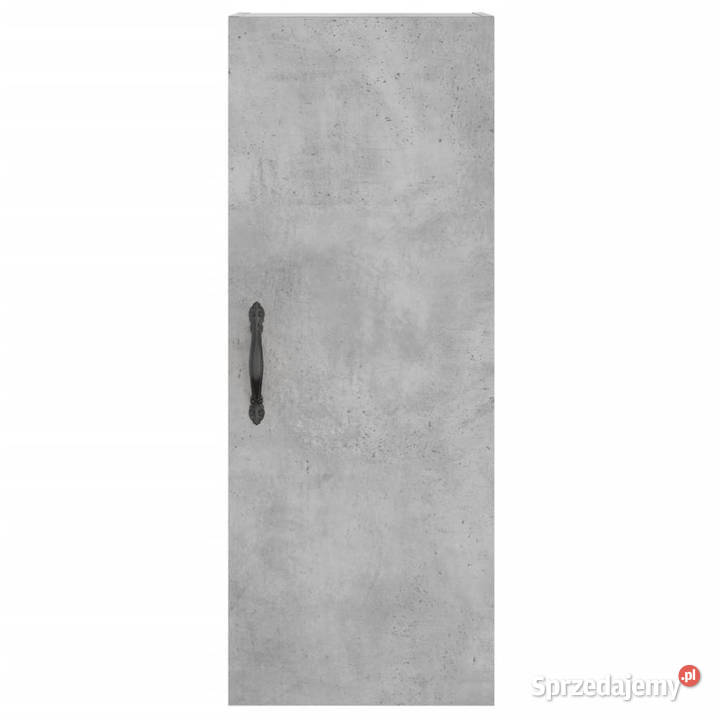 Wysoka szafka szarość betonu 345x34x180 Warszawa