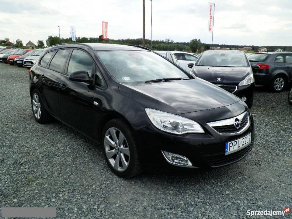 Opel Astra czarny czujnik parkowania wielkopolskie Wolica Pusta