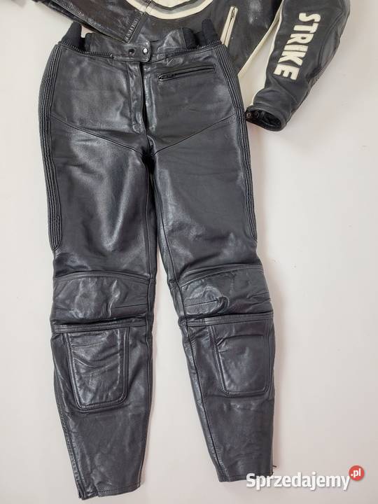 Komplet skórzany na motor biały zachodniopomorskie Białogard