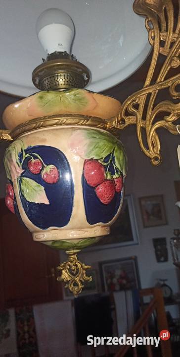 Lampa Majolika Orginalna
Elektryczna Gdańsk