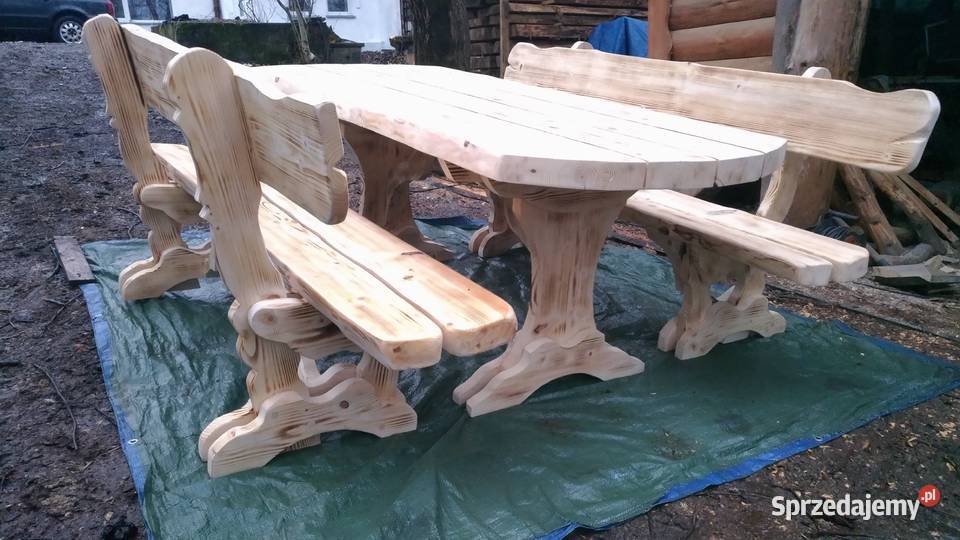 meble ogrodowe bieszczadzkie 215 215cm Komplety mebli podkarpackie Bircza