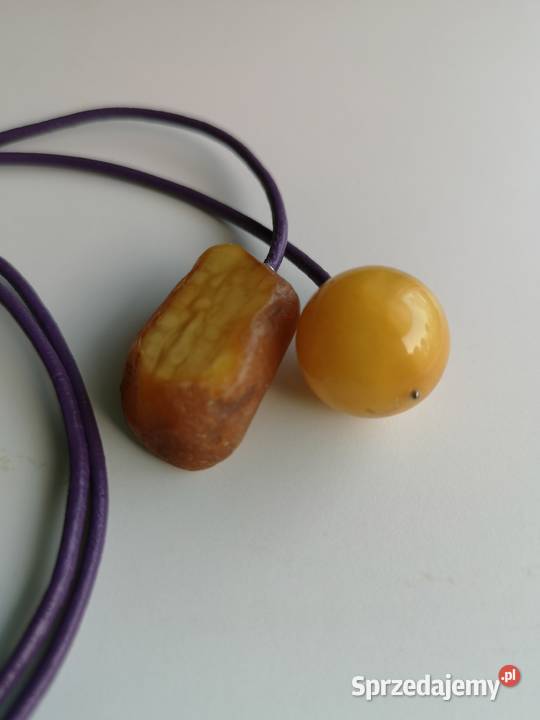 naszyjnik szalik z bursztynem 53 b Toruń sprzedam